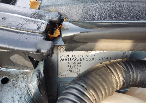 Audi A3 cena 24999 przebieg: 208000, rok produkcji 2010 z Konin małe 352